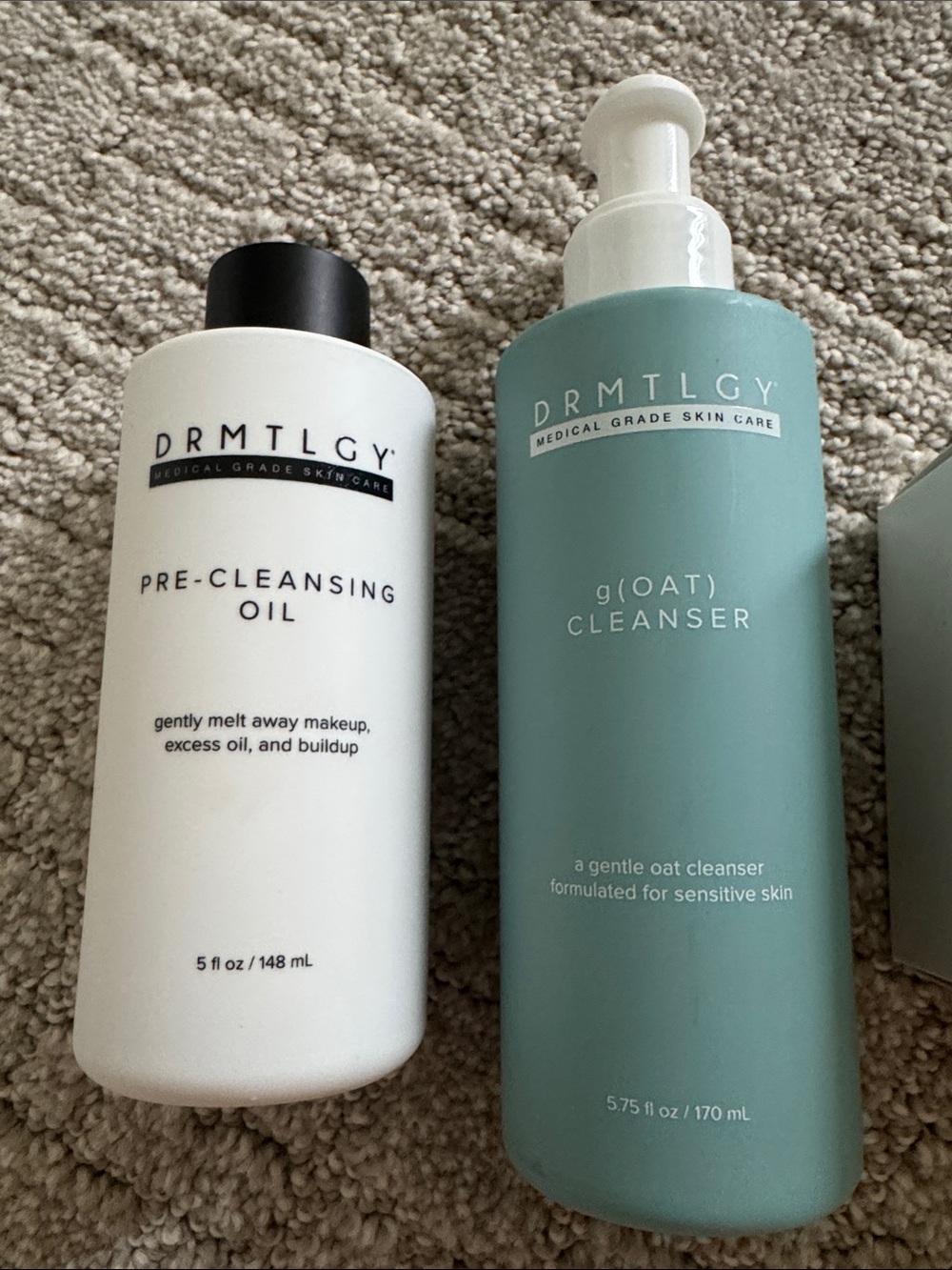 NEW DRMTLGY Skincare Bundle Oat Cleanser Daydream SPF Pre-Cleanse Oil Neck Serum - Picture 2 of 6